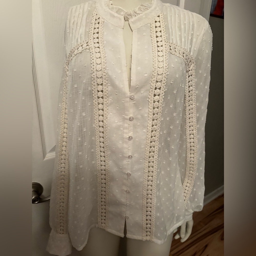 Vintage bishop + young blouse S
